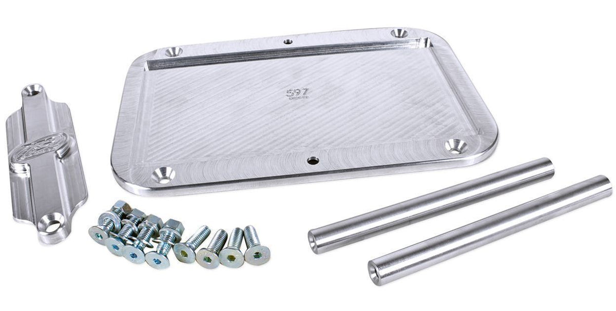 XS Power 577 Billet Aluminum Car Audio Battery Hold Down Mount for D2400 Battery