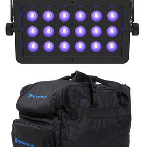 Chauvet DJ LED Shadow 2 ILS DMX Black Light w/Eye Candy Effects D-Fi USB+Bag