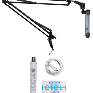 Blue Ember Podcast Podcasting Recording Streaming Microphone Mic + Boom Arm