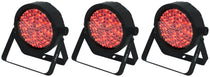 (3) SLIMPAR 56 ILS DMX RGB LED Par Wash Up-Lights
