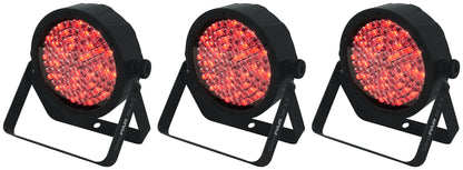 (3) SLIMPAR 56 ILS DMX RGB LED Par Wash Up-Lights