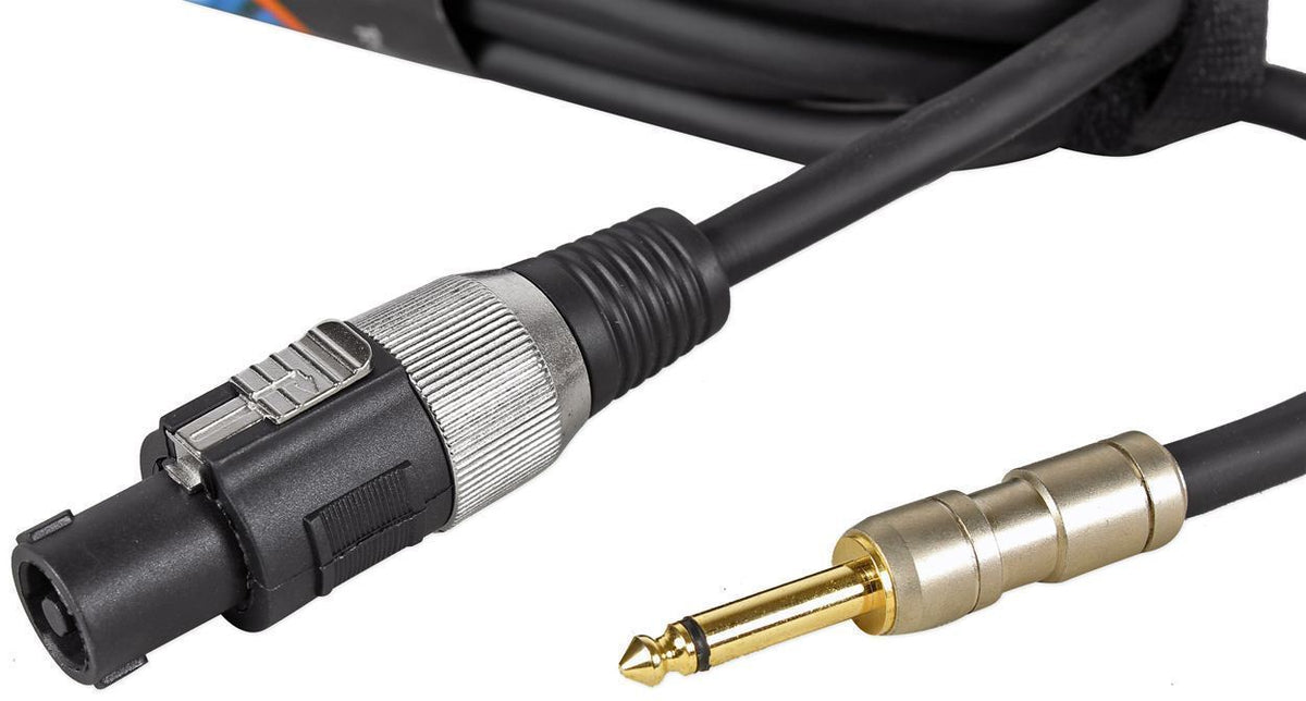 CQS-1225 25 Ft 12 Gauge 1/4" to Speakon Speaker Cable