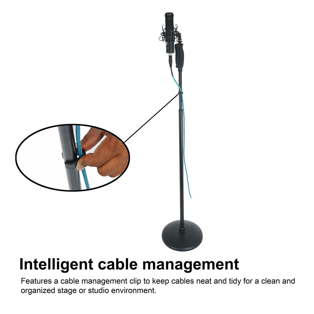 RVMIC4 V2 Mic Stand + MTRAY Shelf Bundle