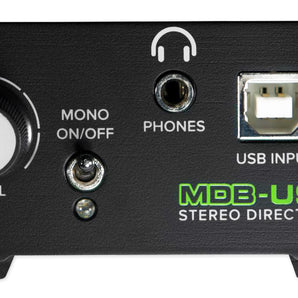 Mackie MDB-USB Stereo USB Direct Box DI Box For PC