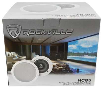 Technical Pro DV4000 4000W Home Theater DVD Receiver w/(4) 8" Ceiling Speakers