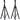 Rockville RPG152K V2 BOX 3 Pair of Tripod DJ PA Speaker Stands With Adjustable Height