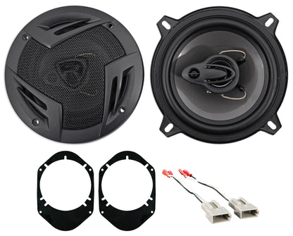 Rockville 5.25 inch Front Factory Speaker Replacement Kit For 1995-97 Ford Explorer