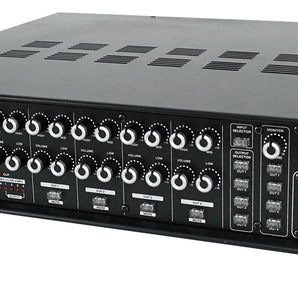 Rockville ROCK MATRIX 4 Zone 70 Volt Commercial Amplifier+Matrix Source Routing