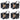 4) American DJ ENCORE FR20 DTW 17 Watt Dim to Warm White LED Fresnel Beam Lights
