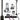 Avante Audio AS8 1000W Powered Line Array DJ PA Speaker w/Sub+Mic+Trolley+Cable