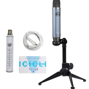 Blue Ember Podcast Podcasting Recording Streaming Microphone Mic+Tripod Stand