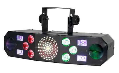(2) Furious Five RG RGBW+UV LED Laser/Strobe/Derby Effect Lights