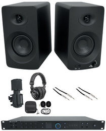 Quantum HD8 Recording Interface + Skylight Mic + PRO-M50 Headphones + ASM4 Monitors