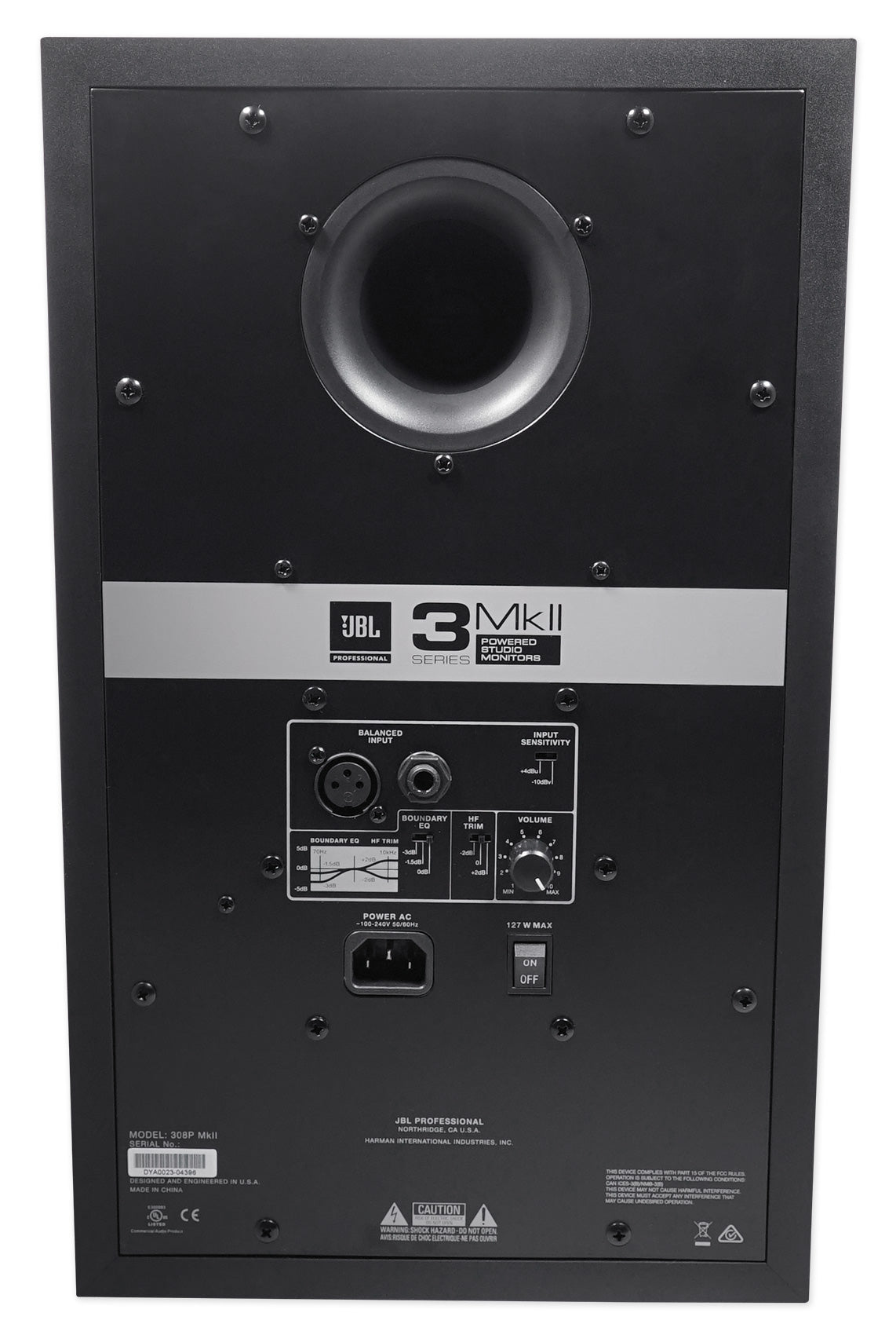 JBL 308PMKII 8" Powered Studio Reference Monitor Monitoring Speaker