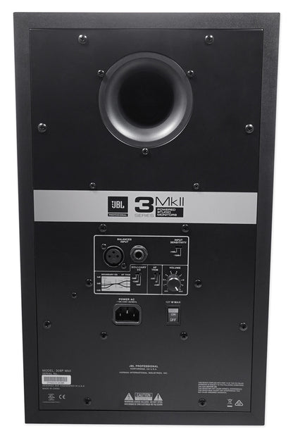 JBL 308PMKII 8" Powered Studio Reference Monitor Monitoring Speaker