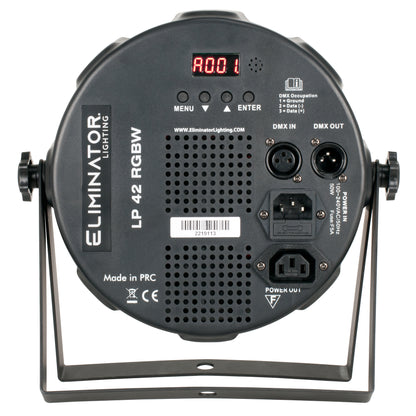 (2) LP 42 RGBW LED DMX Par Wash Lights