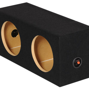 (2) Alpine SWR-8D2 8" 1000w Dual 2 Ohm Car Subwoofer+Sealed Sub Enclosure Box