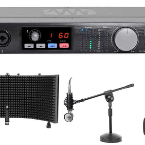 Presonus Quantum 2 Thunderbolt Recording Interface +Headphones+Mic+Stand+Shield