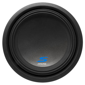 Alpine S-W12D4 12" 1800 Watt Dual 4-Ohm Car Audio Subwoofer Sub Type-S SW12D4