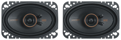 Pair Kicker 51KSC4604 4x6" 75 Watt RMS Car Audio Speakers KSC4604 KSC460