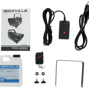 2) Chauvet DJ EVE P-130 RGB D-Fi USB Stage Wash Lights+LED Fogger+DMX Controller