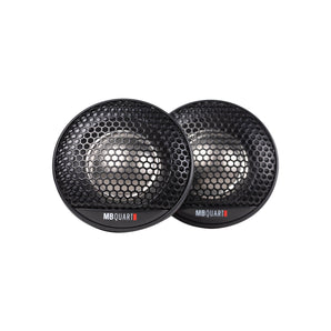 Pair MB QUART FT1-25 50 Watt RMS 1" Car Audio Tweeters + Crossovers