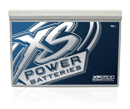 XS Power XP2500 2500 Watt Power Cell Car Audio Battery+Power+Ground Wires