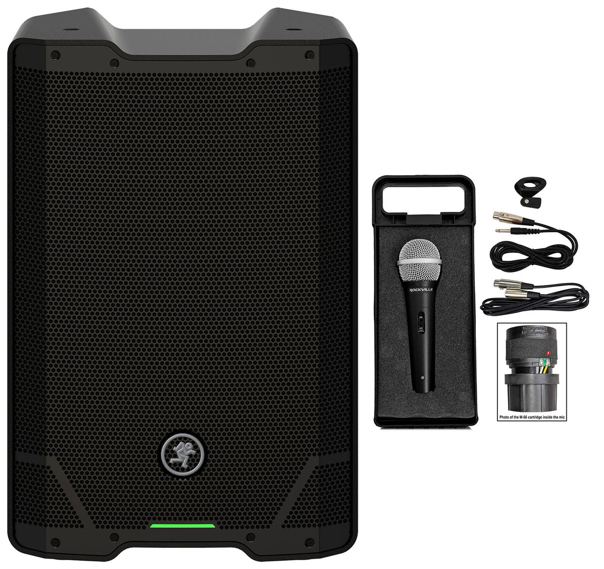 SRT210 10" 1600 Watt Powered Active DJ PA Speaker With Bluetooth & Microphone