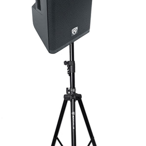 Rockville DX12 12" Class D 500w RMS Powered DJ PA Speaker+Hydraulic Stand+Bag