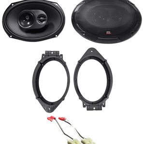 6x9" MTX Front Speaker Replacement Kit For 2015-2017 GMC Sierra 1500