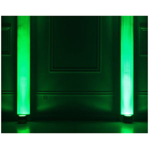 (8) Eliminator American DJ MEGA GO PAR 64E RGB+UV DMX Par Can Stage Wash Lights
