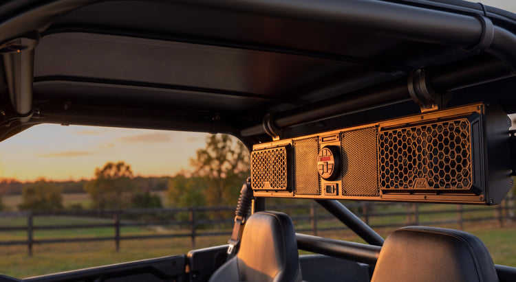 Hard-hitting car, marine, and powersport audio, tuned to keep up with your ride.