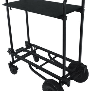 ROCK CART OFF-ROAD DJ Equipment Transport Roller Car + Top Shelf Attachment