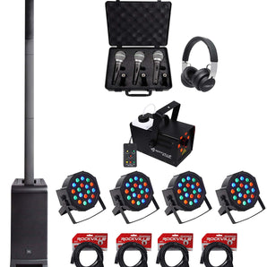 JBL EON ONE PRO PA Array Speaker+Subwoofer System+Audio Technica Headphones+Mics