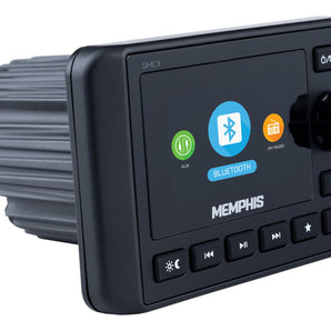 Memphis Audio SMC3 Multi Zone Marine Bluetooth Stereo Receiver+Subwoofer Control