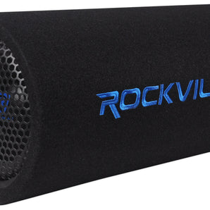 Rockville RTB80A 8" 400 Watt Powered Subwoofer Bass Tube and MP3 Input