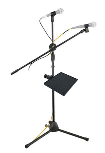 GIGSTAND DUAL + MTRAY Clamp-On Tray Bundle