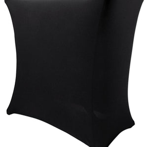 Rockville RSC5B Universal Black DJ Scrim Cloth Cover For X Stand with Carry Bag