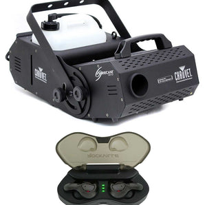 Chauvet HURRICANE H-1800 FLEX Fog / Smoke Machine H1800+Bluetooth Cyberbuds