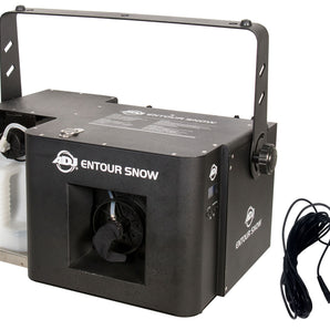 American DJ ENTOUR SNOW 1250W Portable DMX Snow Machine w/ Timer Remote Control