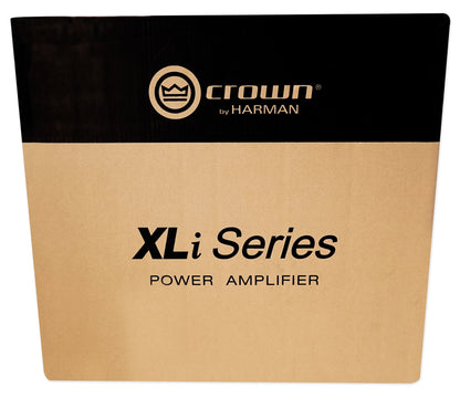 Crown XLi1500 Amplifier + (2) Rockville RSG15.28 Dual-15in Speakers + Cables