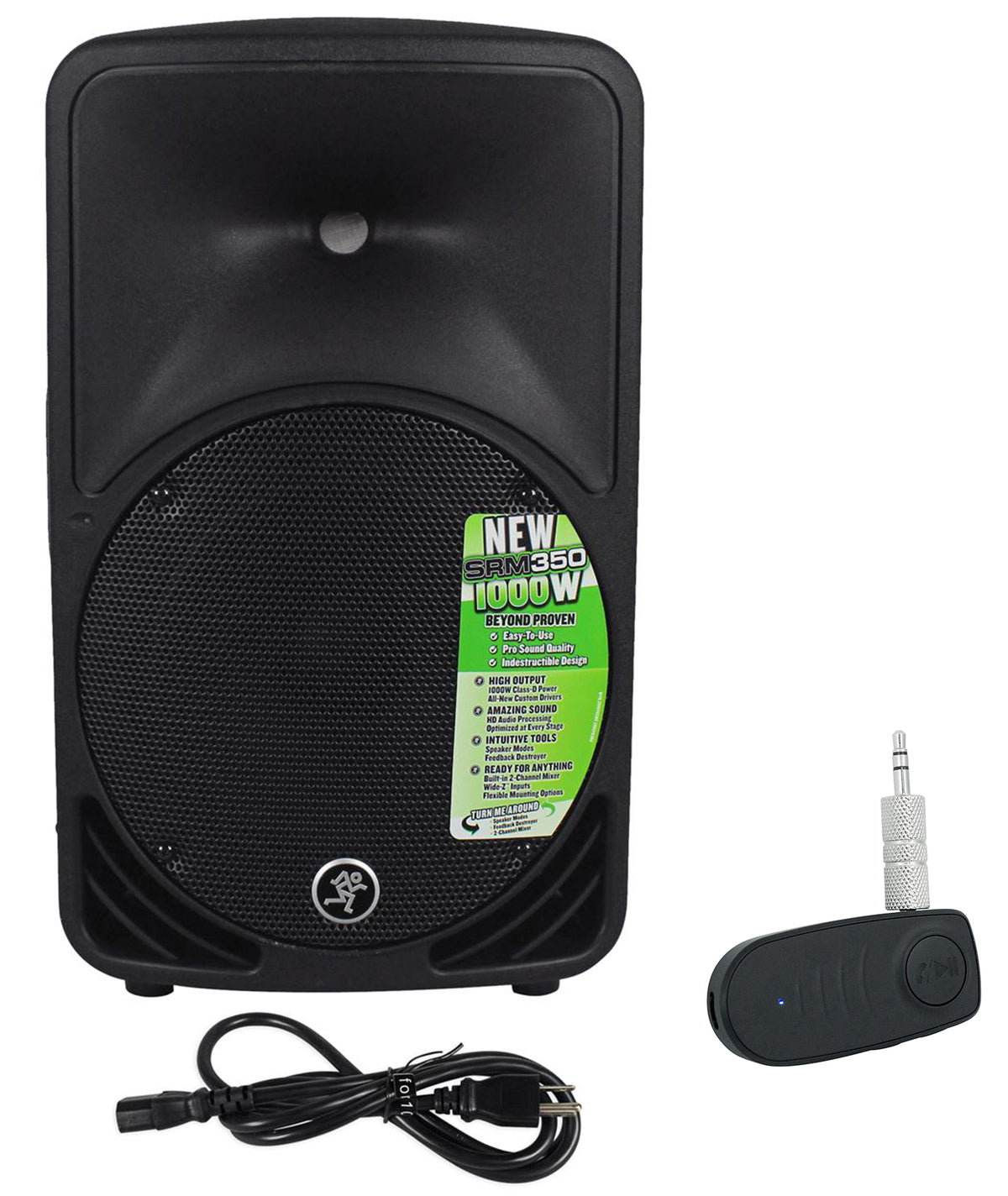 SRM350V3 1000W 10" Powered Active PA Speaker With DSP & Bluetooth
