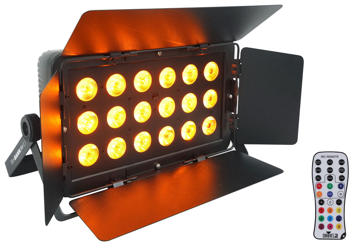 SLIMBANK H18 ILS Wash Light with IRC-6 Remote