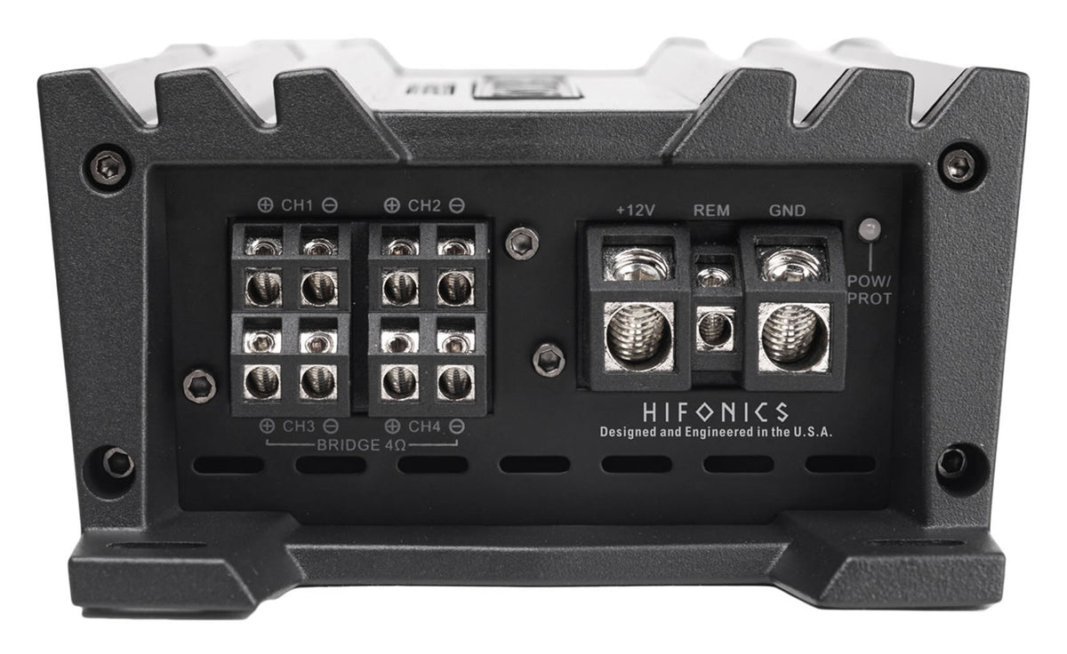 Hifonics HCM-400.4D 400 Watt 4-Channel Car Stereo Amplifier Class D Compact Amp