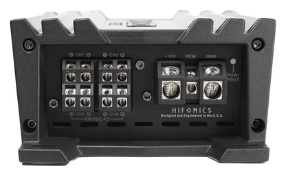 Hifonics HCM-400.4D 400 Watt 4-Channel Car Stereo Amplifier Class D Compact Amp