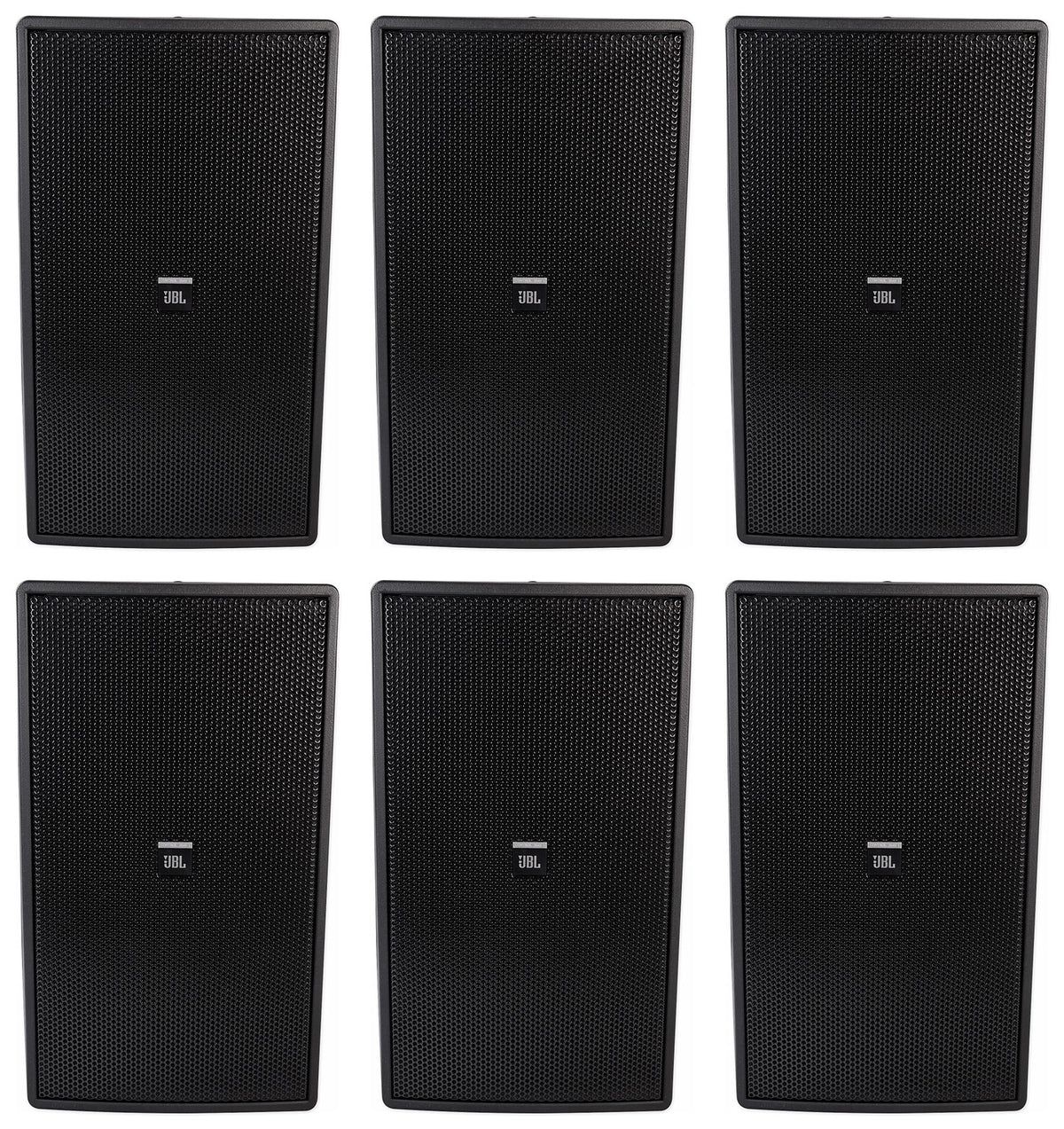 (6) Control 29AV 8" Indoor/Outdoor Commercial 70V Speakers