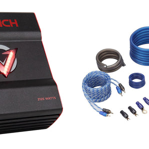 Crunch DR-2125.2D 2125 Watt Car Stereo 2-Channel Amplifier Class D+Amp Kit