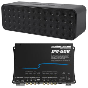 AudioControl DM-608 6x8 out Matrix DSP Digital Sound Processor+Bluetooth Speaker