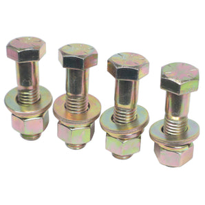 ProX XT-BTSBX4-G8 (4) 2.5" Length Grade 8 Hex Short Truss Bolts Nuts and Washers