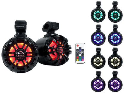 CANAMDEF65FE Speaker Pods + WB50KLS Tower Speakers + PS40 Amp For Can-Am Defender